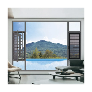 <span class=keywords><strong>Finestra</strong></span> Moderna in Vetro Temperato con Telaio in Lega di Alluminio, Apertura Orizzontale e Inclinabile, Insonorizzata, per Soggiorno - Product Image 6