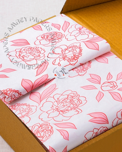 Papel tisú de envoltura impreso para embalaje de regalo Diseño personalizado Tejido ecológico para cestas de regalo Cajas y envoltura de regalo - Product Image 1