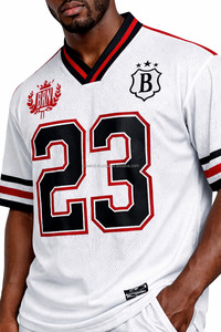 Maillots de football américain personnalisables à manches courtes, imprimés par sublimation, séchage rapide, respirants, vente en gros, maillots et pantalons d'entraînement - Product Image 2