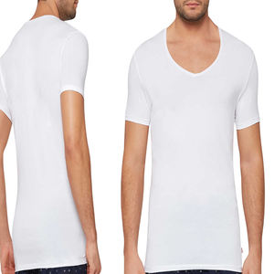 เสื้อยืดผ้าฝ้ายโอเวอร์ไซส์สำหรับผู้ชายผ้าถักทรงหลวมออกแบบโลโก้ได้ตามต้องการสำหรับ3D พิมพ์ลายนูนแบบแข็ง - Product Image 6