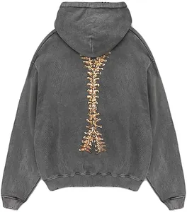 Custom Dames Streetwear Casual Losse Jas Met Rits Oversized Hoodie Jack Fitness Vrijetijdsjas Met Lange Mouwen Voor Dames