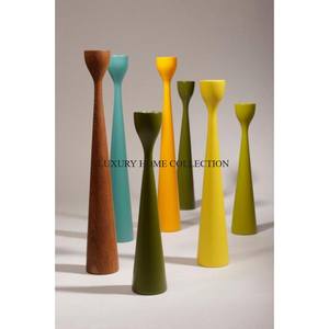 Set of 4 Gold Polished Creative New Arrival <b>Candle</b> Holders Different Sizes Home and Hotel Indoor Lightening <b>Candle</b> Holders - Product Image 5