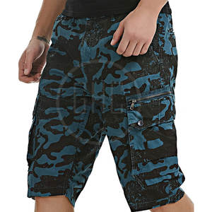Fabrication en usine nouveauté 100% coton personnalisé en gros hommes Cargo Shorts respirant séchage rapide pour la vente en ligne - Product Image 6