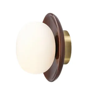Lioren Modern Indoor LED Wall Light 4/6/10W E26 <b>Bulb</b> Base Brass Body Warm <b>White</b> CCT IP65 for Bedroom - Product Image 1