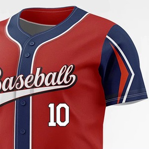 Camiseta de béisbol de manga corta americana Vintage de algodón a juego con estampado y color personalizado para hombres y adolescentes - Product Image 6
