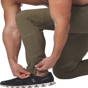 Wholesale High Quality Sports Blank Cloth Elastic Trackpants With No Labels French Terry Fabric Sweatpants Men - Product Image 5