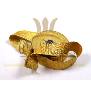 Meilleure broderie ruban d'épaule en soie dorée et tresses sur l'uniforme d'officier de conception de logo personnalisé - Product Image 5