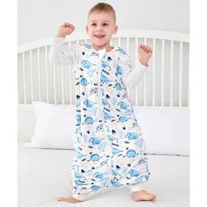 Sac de couchage sans manches en tricot TOG avec fermeture éclair pour bébé, tissu doux - Product Image 5