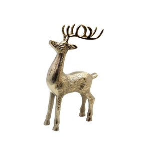 Nouvelle conception en aluminium vaisselle rêne cerf pour noël décoratif F354 laiton EPL décoration de la maison personnalisé à la main - Product Image 2