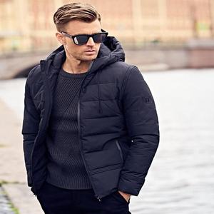 Vestes rembourrées-dernière conception de couleur unie mode sur mesure Bomber rembourré pour hommes - Product Image 4