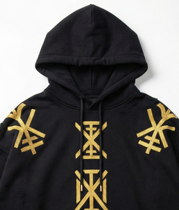 Sudadera con Capucha Premium para Hombre, Estilo Regal, Personalizada, Bordada, de Algodón Grueso, con Diseño Gráfico, Estilo Vintage, Corta - Product Image 5