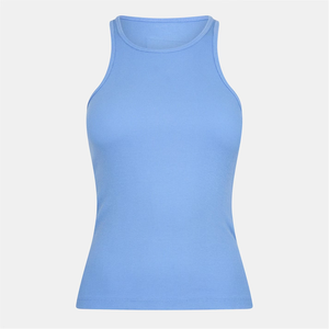 Tunique en tricot doux pour femmes, haut décontracté pour tous les jours, haut sans manches pour femmes, chemisier léger pour femmes, chemisier à manches bouffantes chic pour femmes, haut d'été - Product Image 3