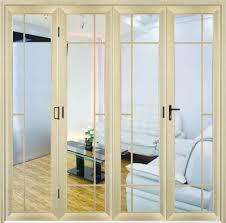 Porte coulissante en alliage d'aluminium avec verre trempé transparent et maille en acier inoxydable de haute qualité améliorant le style et la sécurité - Product Image 6