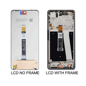 Écran tactile d'origine + numériseur LCD + assemblage du châssis pour Motorola Moto G75 - Garantie 1 an - Vente en gros - Product Image 5