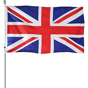 Pack of 10 British (UK) Union Jack <b>Flag</b> 3x5 Outdoor- 100% Druable Polyester United Kingdom England <b>Flags</b> Banner with 2 Brass - Product Image 2