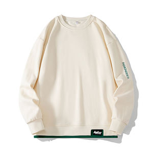 Sudadera Nueva para Hombre, Cuello Redondo, Estampada, Manga Larga, Informal, Talla Grande, Holgada, Gruesa, Transpirable, de Secado Rápido, 100% - Product Image 2