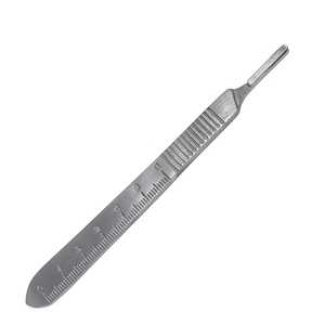 Manche de scalpel chirurgical médical en acier inoxydable réutilisable, instrument de chirurgie orthopédique vétérinaire avec étiquette privée - Product Image 3