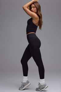 ชุดโยคะเด็กผู้หญิงชุดโยคะพิมพ์โลโก้แบบแห้งเร็ววัสดุรีไซเคิลสำหรับกีฬาโยคะไร้ตะเข็บออกแบบโลโก้ได้ตามต้องการ - Product Image 5