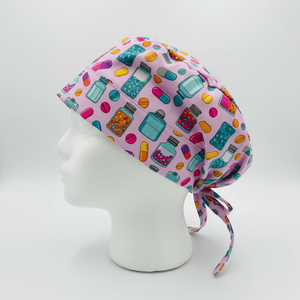 Gorros Quirúrgicos Elásticos Ajustables al por Mayor, Gorros de Enfermera Transpirables, Gorros de Trabajo Tejidos para Hospitales - Product Image 1