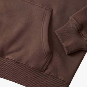 Sweat à capuche Streetwear uni de luxe personnalisé imprimé brodé pull décontracté écologique en coton de haute qualité coupe surdimensionnée - Product Image 5