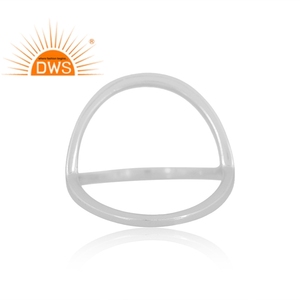 Meilleure vente de bague en argent sterling fin faite à la main fabricant de bijoux personnalisés pour les femmes cadeau pour elle - Product Image 3