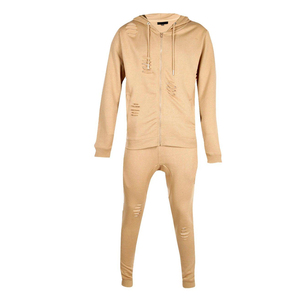 Conjunto de chándal de lavado ácido de gran tamaño para hombre 100% algodón estampado desgastado de alta calidad accesorio de temporada de invierno venta al por mayor de baja tasa - Product Image 5