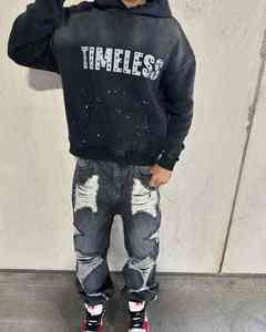 เสื้อสวมหัวผ้าฟลีซให้ความอบอุ่นในฤดูหนาวของผู้ชายเครื่องแต่งกายแนวสตรีทแบบลำลองมีสไตล์ซัพพลายเออร์ขายส่งจำนวนมากจากโรงงานโดยตรงจากโรงงาน - Product Image 6