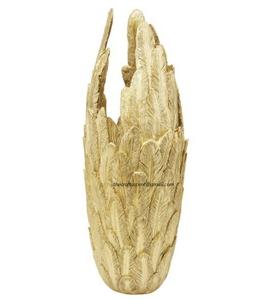 Maceta de aluminio hecha a mano de lujo moderna personalizada al por mayor, jarrón de metal de mesa decorativo duradero, flores fundidas para bodas - Product Image 2