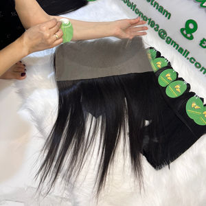 Raw Hair Vietnam 100% Cabello humano Fabricante real Textura personalizada con frontal - Product Image 1