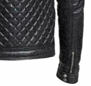 Veste en cuir de mouton souple personnalisée pour hommes veste de moto à col montant faite à la main tendance de la mode pour l'Europe et l'Amérique - Product Image 6