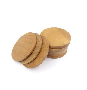 Posavasos de madera para taza de té de mesa de boda, posavasos y alfombrillas, forma más nueva para oficina, Hotel, bebida, cerveza, taza de té, uso de posavasos - Product Image 3