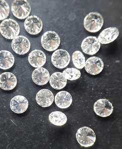 E COLOUR เพชรสีขาว VS VVS clarky 1.80มม. ถึง1.60มม. เพชรที่ปลูกในห้องปฏิบัติการและเพชรธรรมชาติ CVD หลวม Diamant - Product Image 3