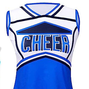 Uniformes de Porristas para Niñas, Venta Caliente, Alta Calidad, 100% Poliéster, Secado Rápido, OEM, Personalizado, Ropa de Baile y Animación - Product Image 4