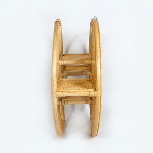 Estante de pared de ratán redondo Natural hecho a mano, estantes colgantes decorativos para guardería pequeños, hecho de madera y plástico, Amazon FBA Vietnam - Product Image 2