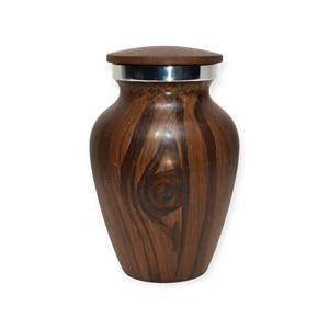 Golden Mosaic Metal Keepsake Urn with Decorative Tile Design Secure Closure and Luxurious <b>Memorial</b> Appearance - Product Image 6