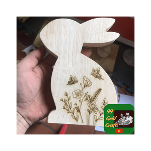 Conjunto de figuras de animales de madera creativas al por mayor hechas a mano para niños Juego educativo o decoración colección de regalos de madera natural - Product Image 2