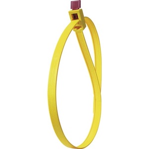 Bridas para Cables de Poliamida Amarillas HELLERMANNTYTON de 750 mm de Largo y 12 mm de Ancho, SpeedyTie, 5 Piezas/Paquete, Accesorio para Gestión de Cables - Product Image 1