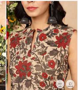 Conjunto de pantalón Kurti de algodón indio de alta calidad, traje étnico con estampado Digital de diseñador elegante, ropa informal y de fiesta, venta al por mayor de fábrica - Product Image 5