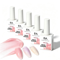 Gel Constructeur Liquide HEMA FREE 15ml – Flacon de Gel d'Extension d'Ongles Auto-Nivelant Professionnel – Vente en Gros