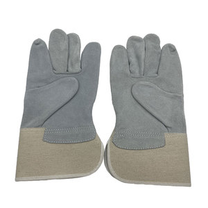 Gants de travail en peau de vache fendue avec logo personnalisé Gants de protection industriels avec fonction anti-impact pour l'assemblage pour le fonctionnement de l'écran tactile - Product Image 2