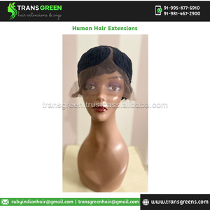 Court Bob Curly Perruque Remy Hair Grade 100% Extensions de cheveux humains vierges indiens bruts non transformés au moins prix à vendre - Product Image 6