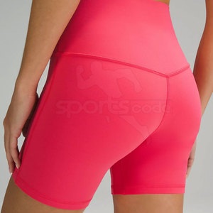 Shorts Deportivos de Mujer de Primera Calidad, Transpirables, Ecológicos, Antiarrugas, de Spandex/Poliéster, Cintura Media, Cómodos - Product Image 6