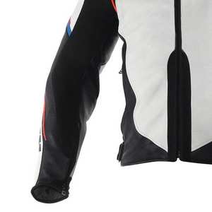 แจ็กเก็ตมอเตอร์ไซด์หนังแท้สำหรับผู้ชายเสื้อแข่งมอเตอร์ไซค์ - Product Image 6