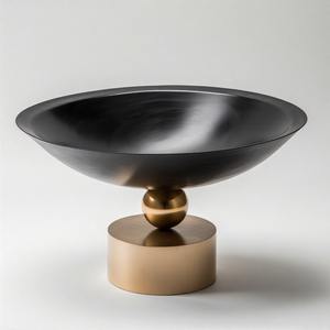 GracePlatter Royal Dish Serving Bowl en forma redonda personalizada para el hogar Hotel Wedding Serving Decoration Use Bowl - Product Image 2