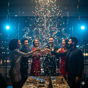 Cañón de Confeti de Papel Multicolor de 30 cm para Cumpleaños, Halloween, Celebraciones de Año Nuevo - Venta al por Mayor España - Product Image 2