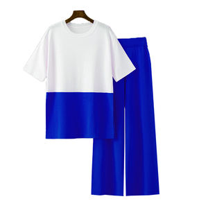 Conjunto de Verano Personalizado de Moda, Conjunto Deportivo Hip Hop para Mujer, Manga Corta, Cintura Alta, Informal, Conjunto de 2 Piezas, Ropa de Verano - Product Image 2