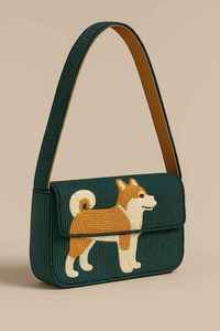 Bolso Bandolera Bordado a Mano con Cuentas de Semillas con Diseño de Gato y Correa Ajustable con Estilo Único - Product Image 5