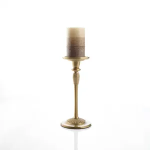 High Quality Handmade Vintage Metal Brass <b>Candle</b> Stand Modern Scented <b>Candle</b> Holders Christmas <b>Dinner</b> Table Decor Wedding - Product Image 1