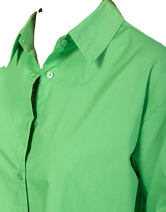 Camisa de Algodón y Poliéster con Estampado Animal, Botones en la Parte Delantera, Mangas Largas, Puños con Botones, Antiarrugas y Transpirable, Vestido de Verano - Product Image 1