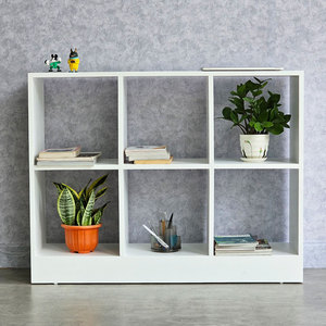 ชั้นวางหนังสือทรงเตี้ยไม้ยางพารา 100x30x78 ซม. สำหรับห้องนั่งเล่นแบบตั้งพื้น - Product Image 4